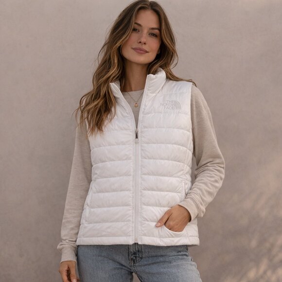 The North Face Jackets & Blazers - The North Face White Puffer Vest